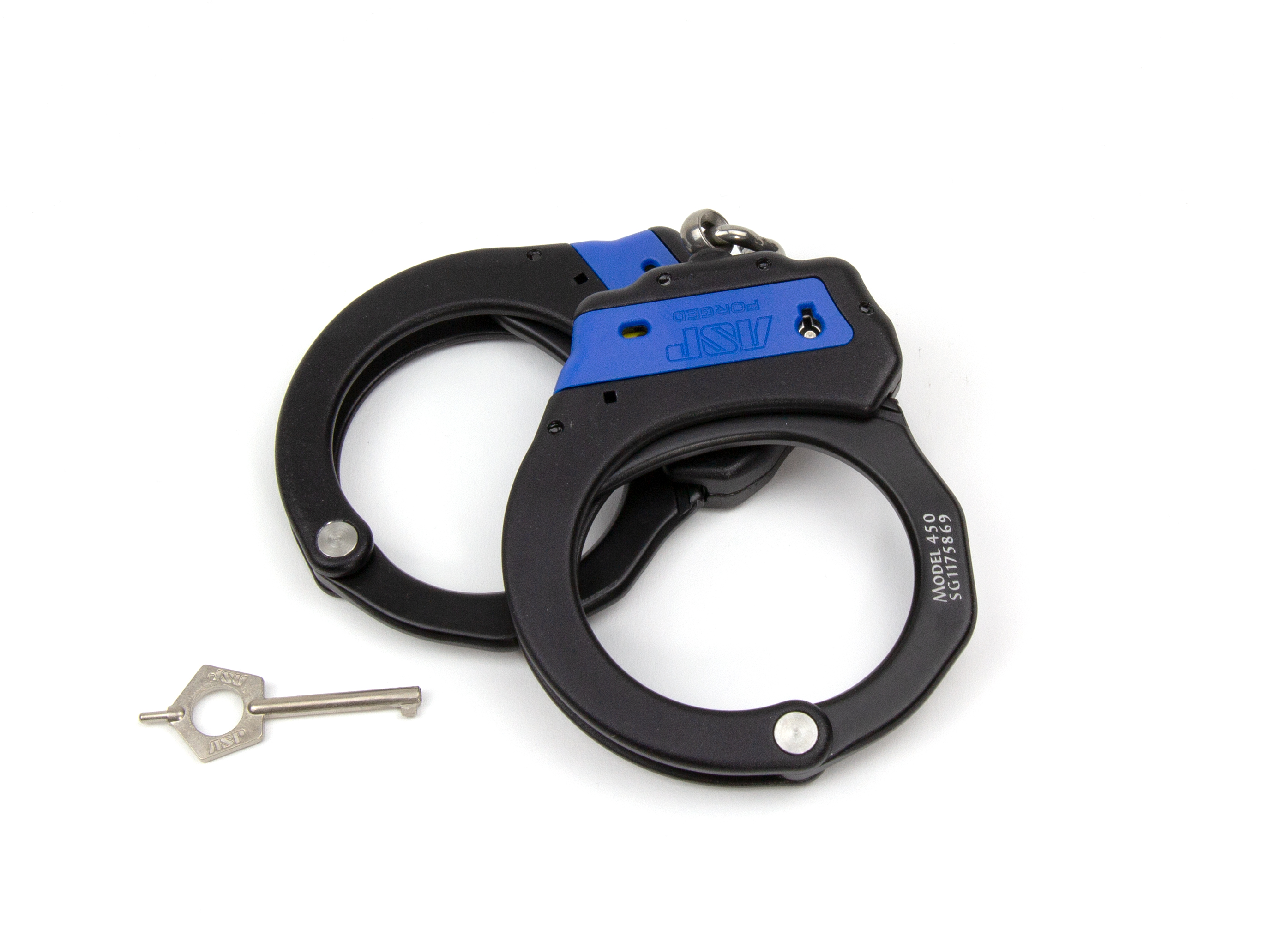 ASP Blue Line Chain Ultra Cuffs (Aluminum Bow) - 56006 / Model 450
