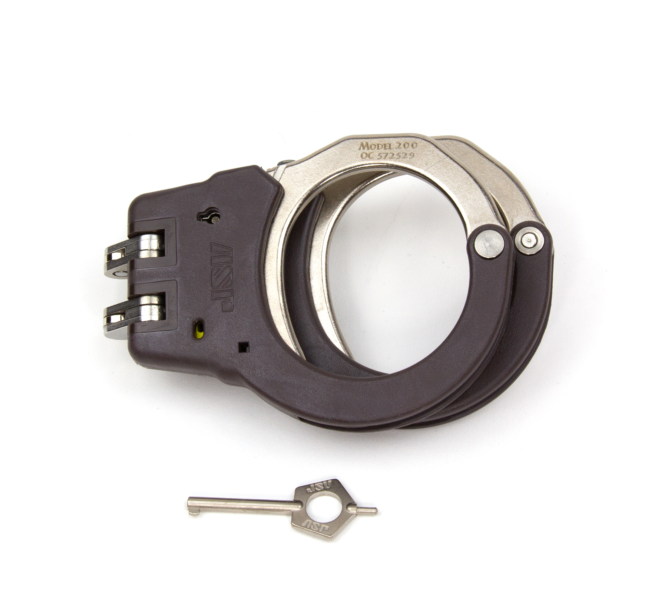 ASP Identifier Hinge Flex Cuffs Brown - 56115 / Model 200 Braun
