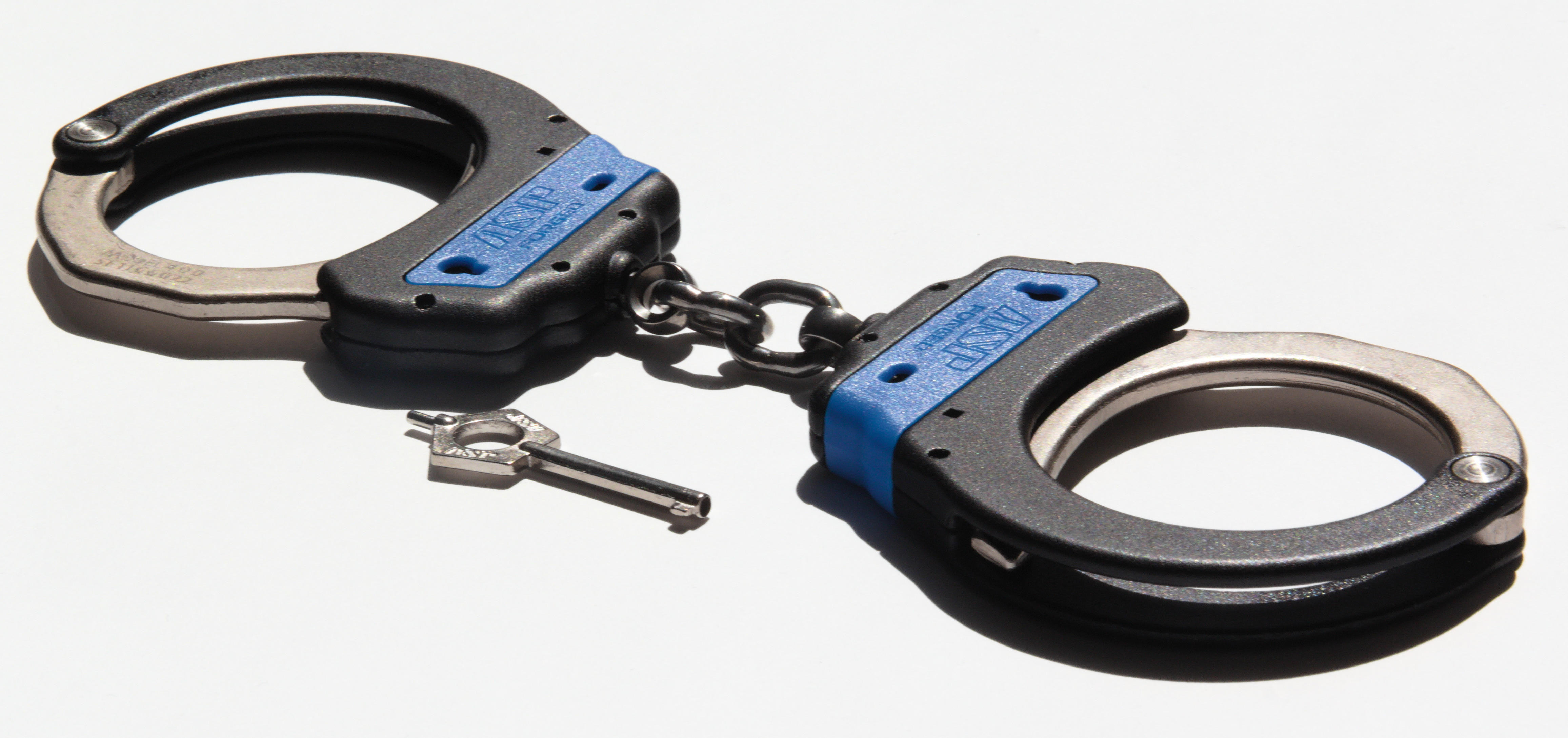ASP Identifier Steel Chain Ultra Cuffs Blue (1Pawl) - 56001 / Model 400 Blue
