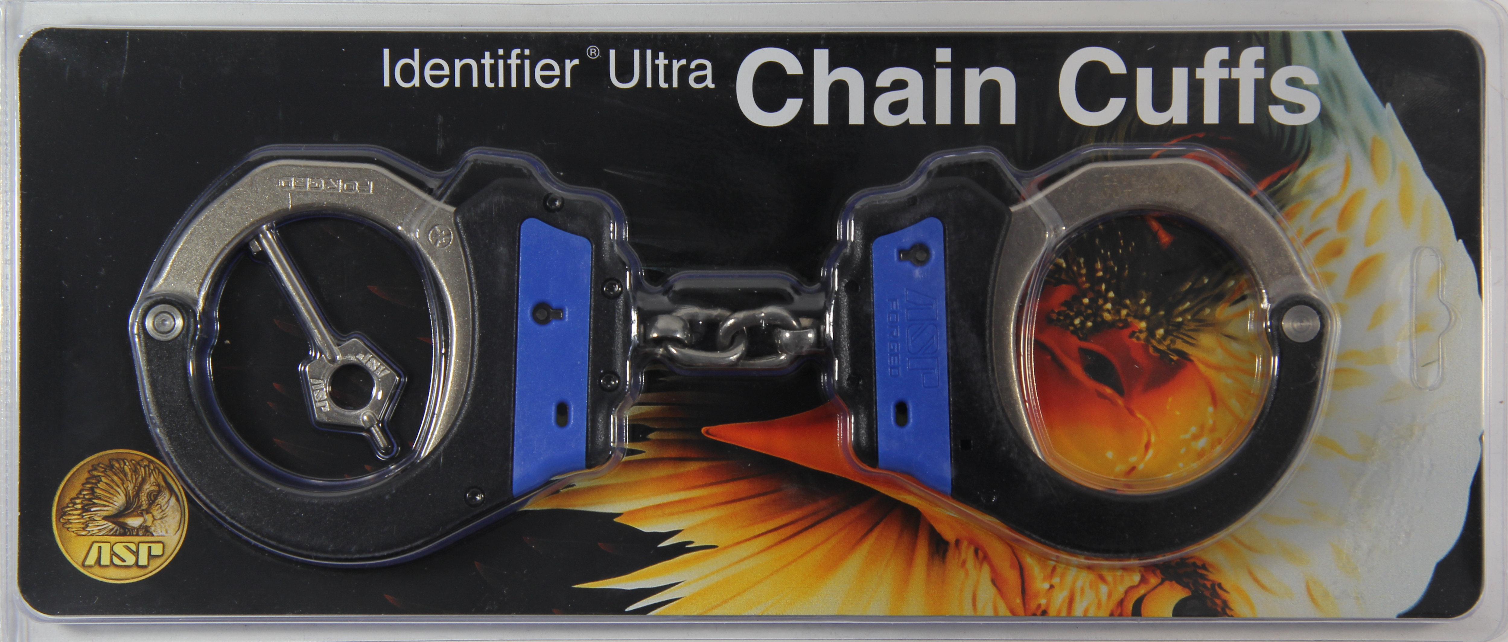 ASP Identifier Steel Chain Ultra Cuffs Blue (1Pawl) - 56001 / Model 400 Blue