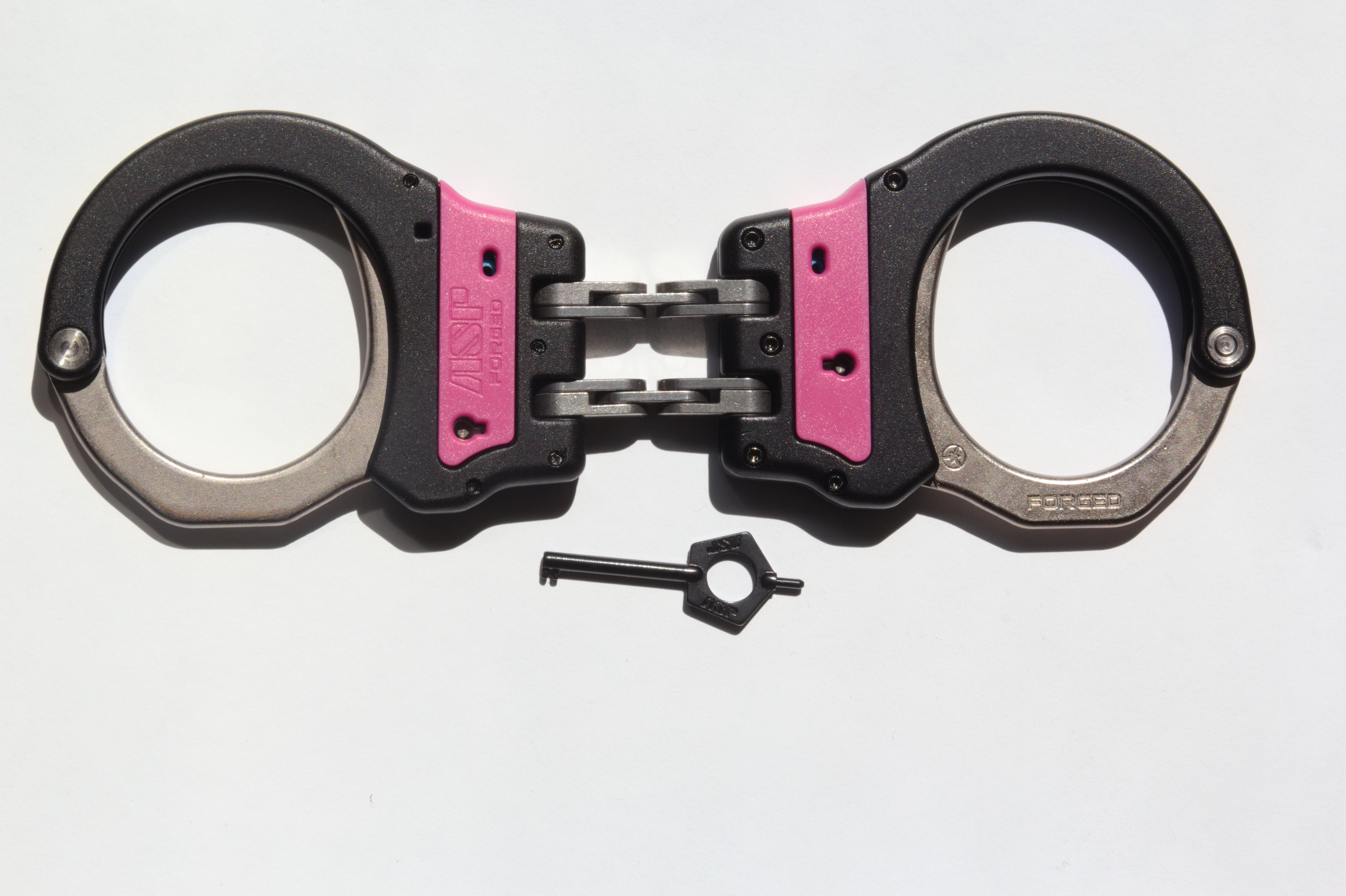 ASP Identifier Steel Hinge Ultra Cuffs Pink (1 Pawl) - 56013 Model / 500 Pink